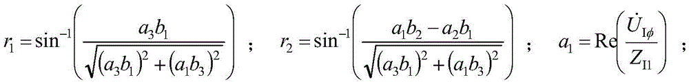 Measurement method of voltage amplitude and phase angle at non-identical phase-cross-line grounding fault point of double-circuit line