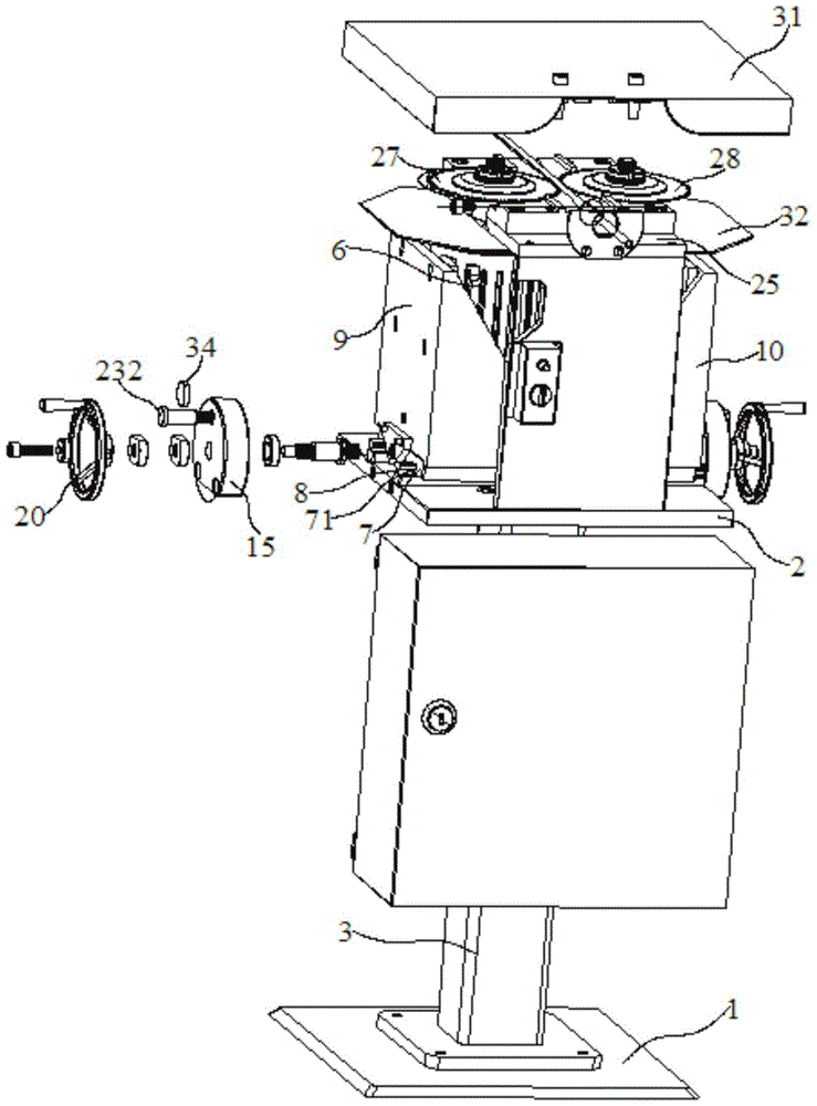 Cable metal sheath stripping machine