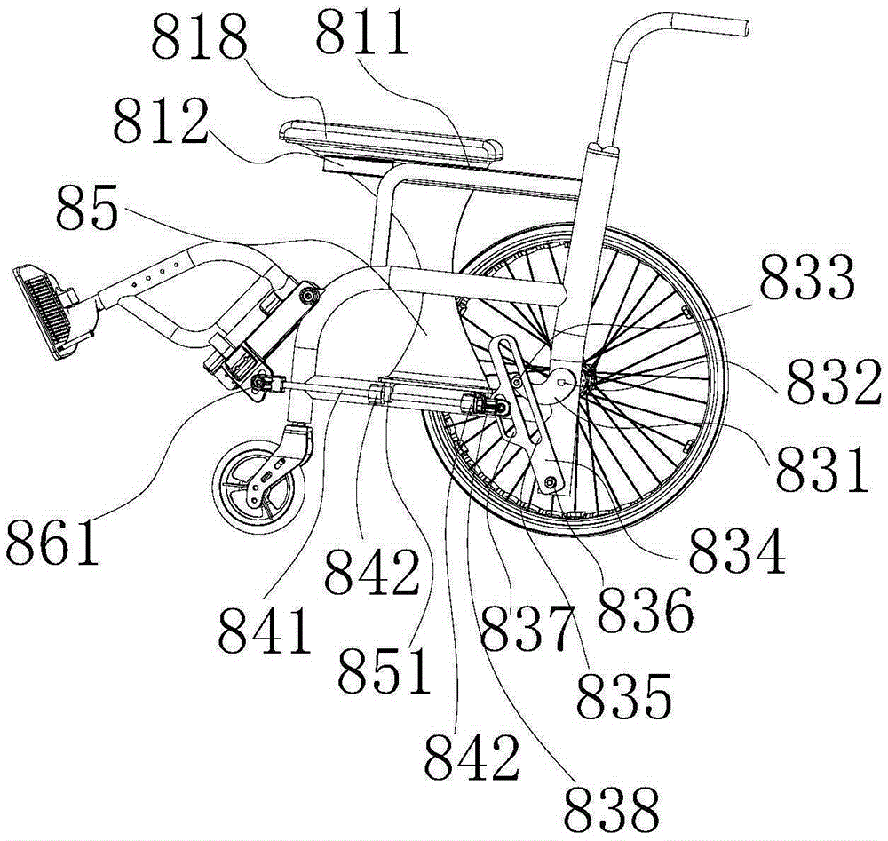 Exercise rehabilitation wheelchair