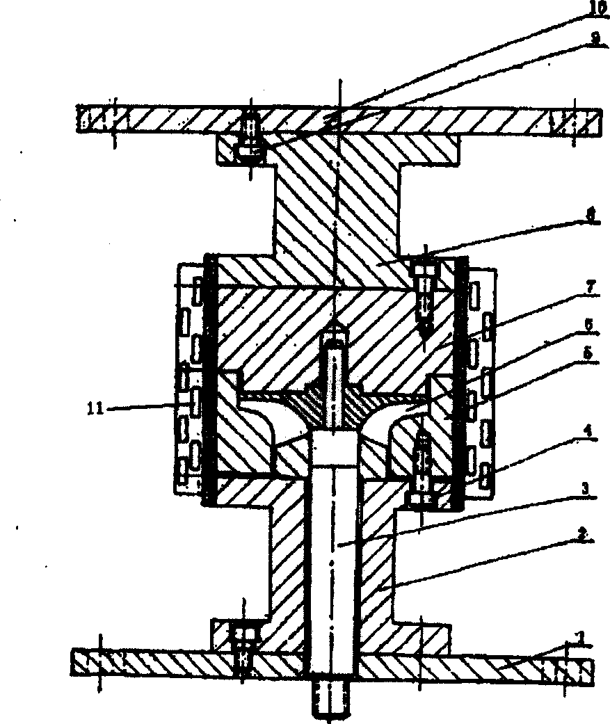 Gas turbine blower impeller isothermy die forging method