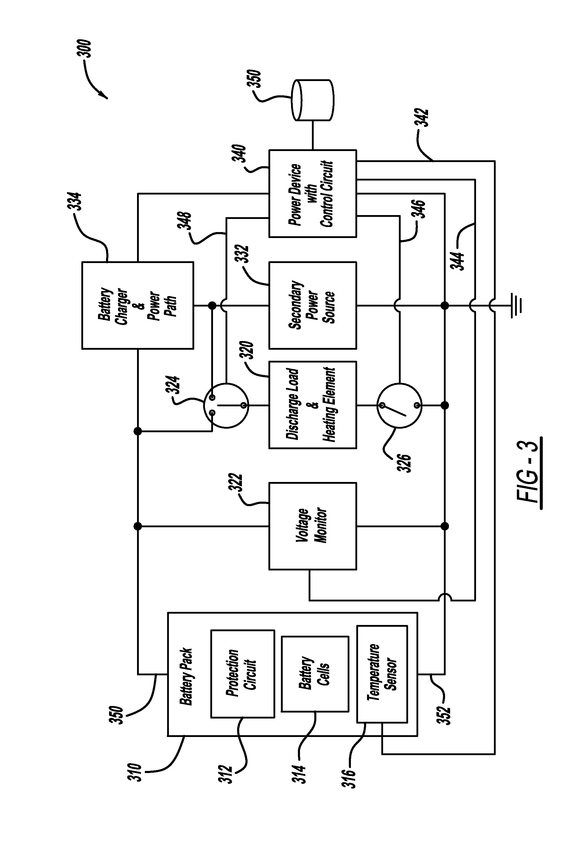 System for controlling battery conditions