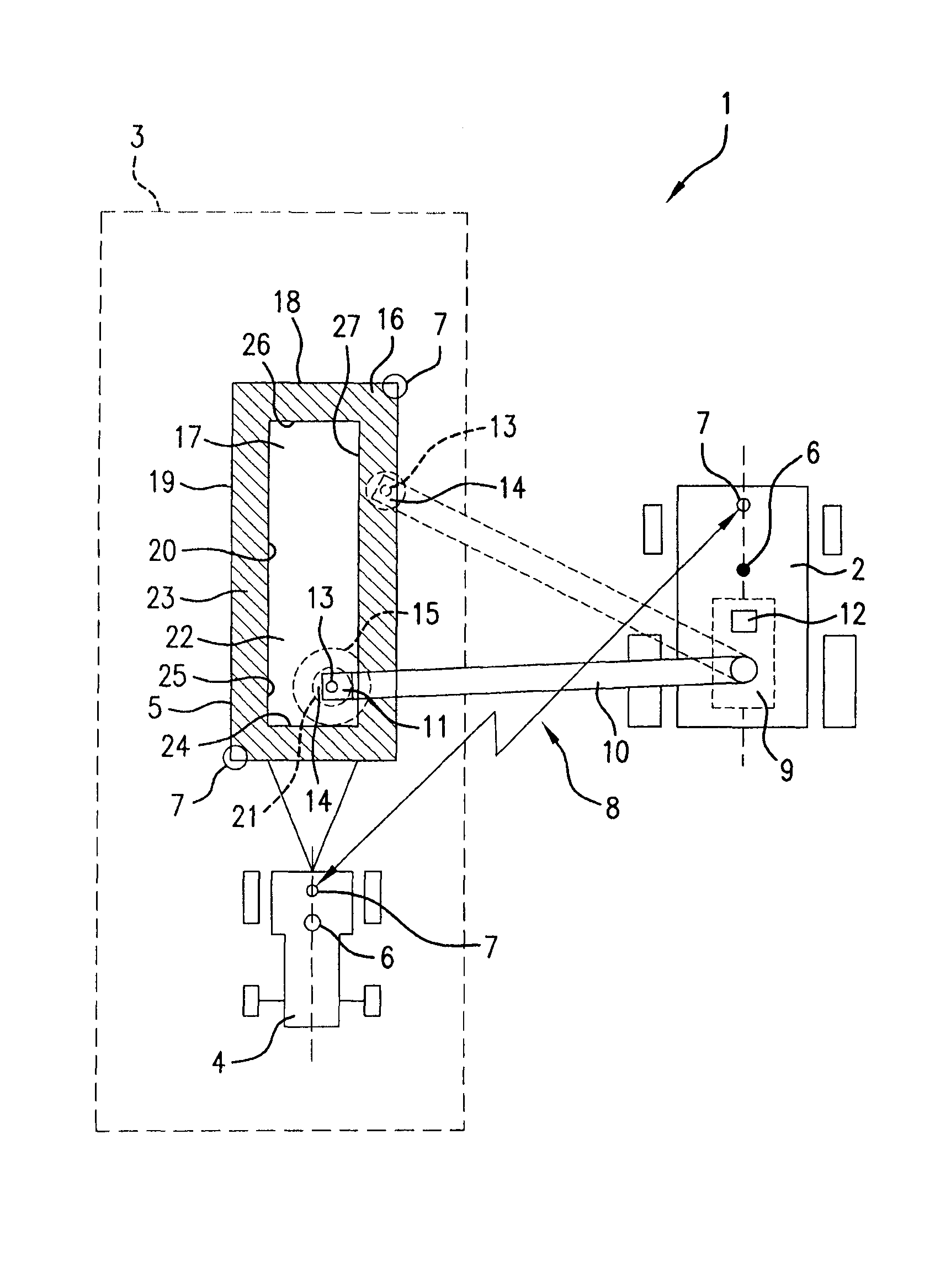 Self-propelled agricultural harvesting machine with controllable transfer device