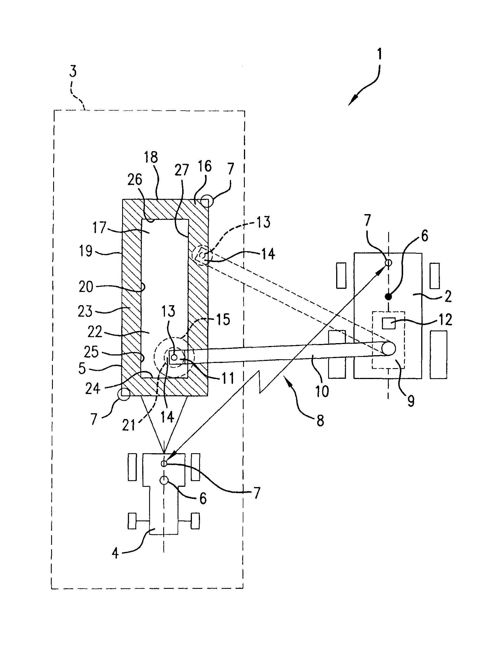 Self-propelled agricultural harvesting machine with controllable transfer device