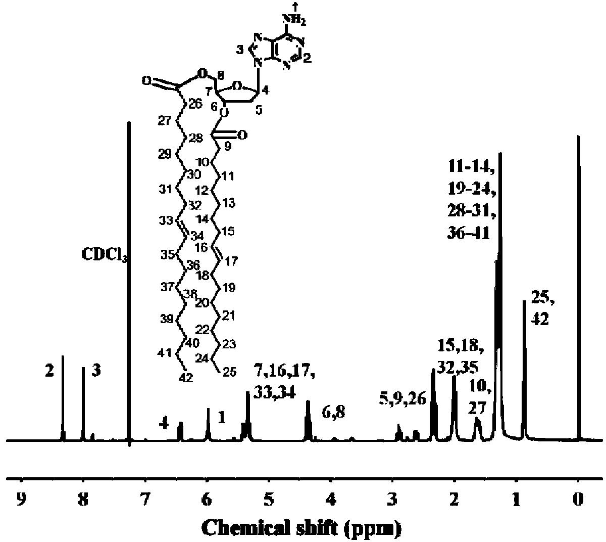 Supermolecule phospholipid based on nucleic acid bases, preparation method of supermolecule phospholipid and liposome