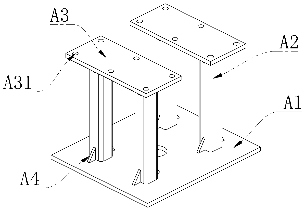 Device and method for testing bearing capacity of mining steel belt