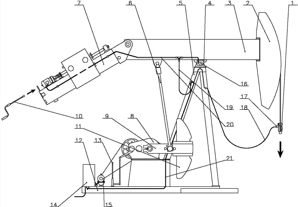 Intelligent oil pumping control method and intelligent oil pumping unit