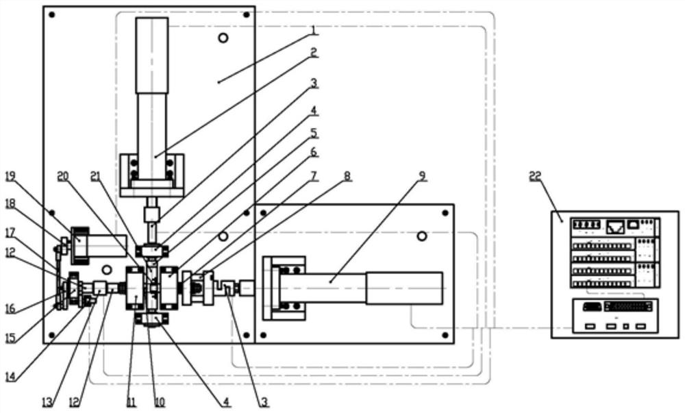 Multi-dimensional automatic loading fatigue testing machine for bearing