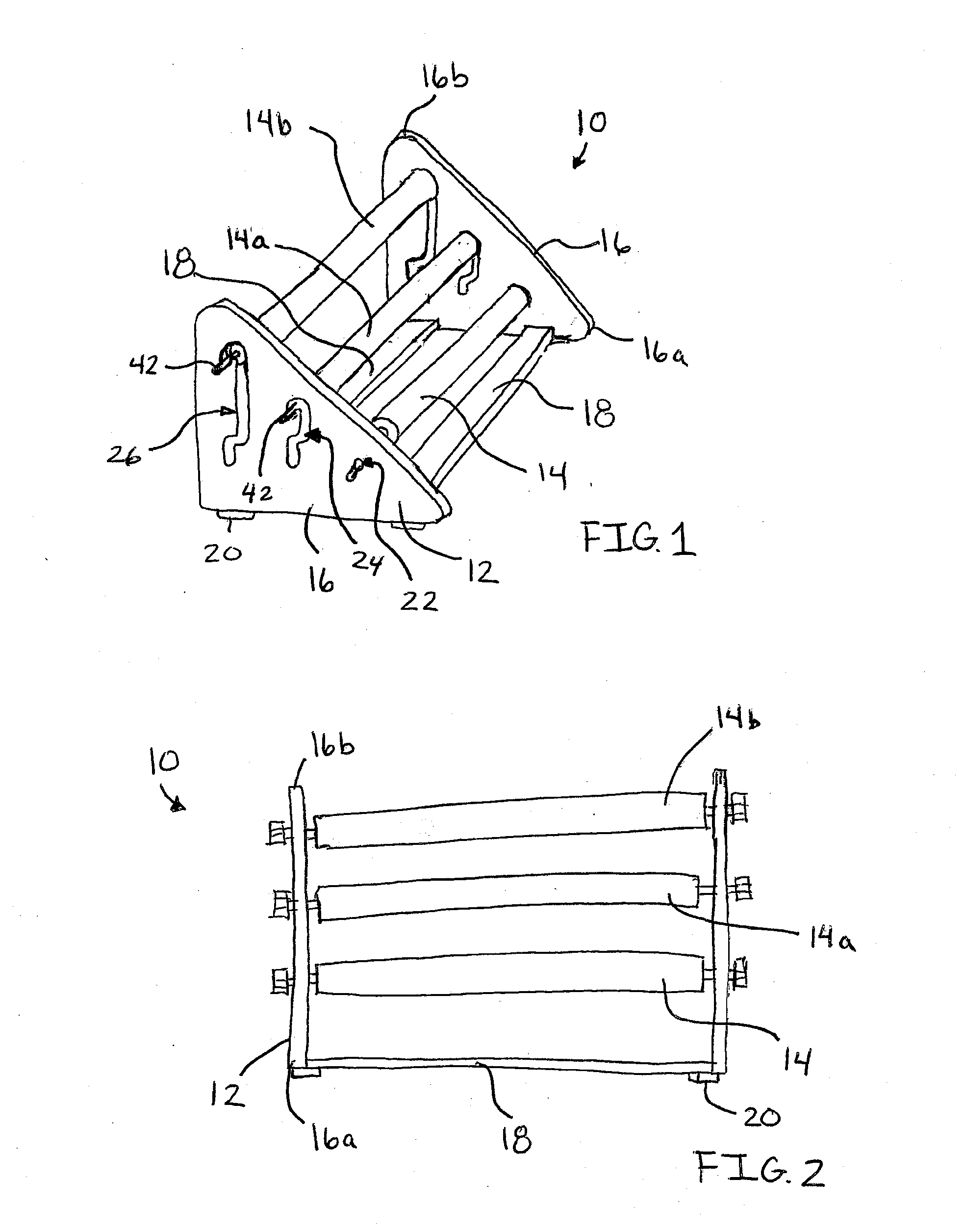 Multiple position foot massaging device