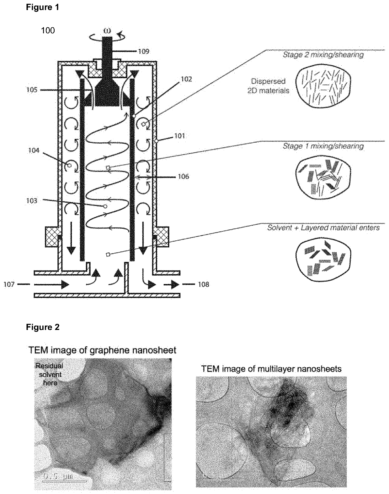 Fluidic exfoliation