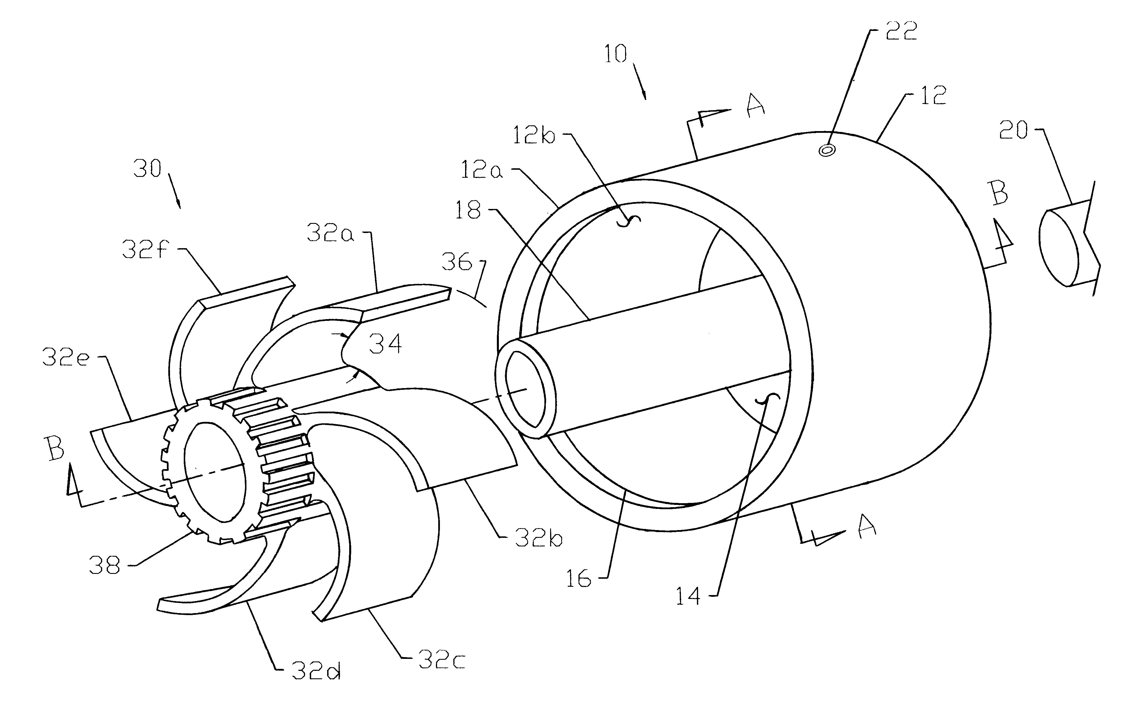 Flexible vane coupling