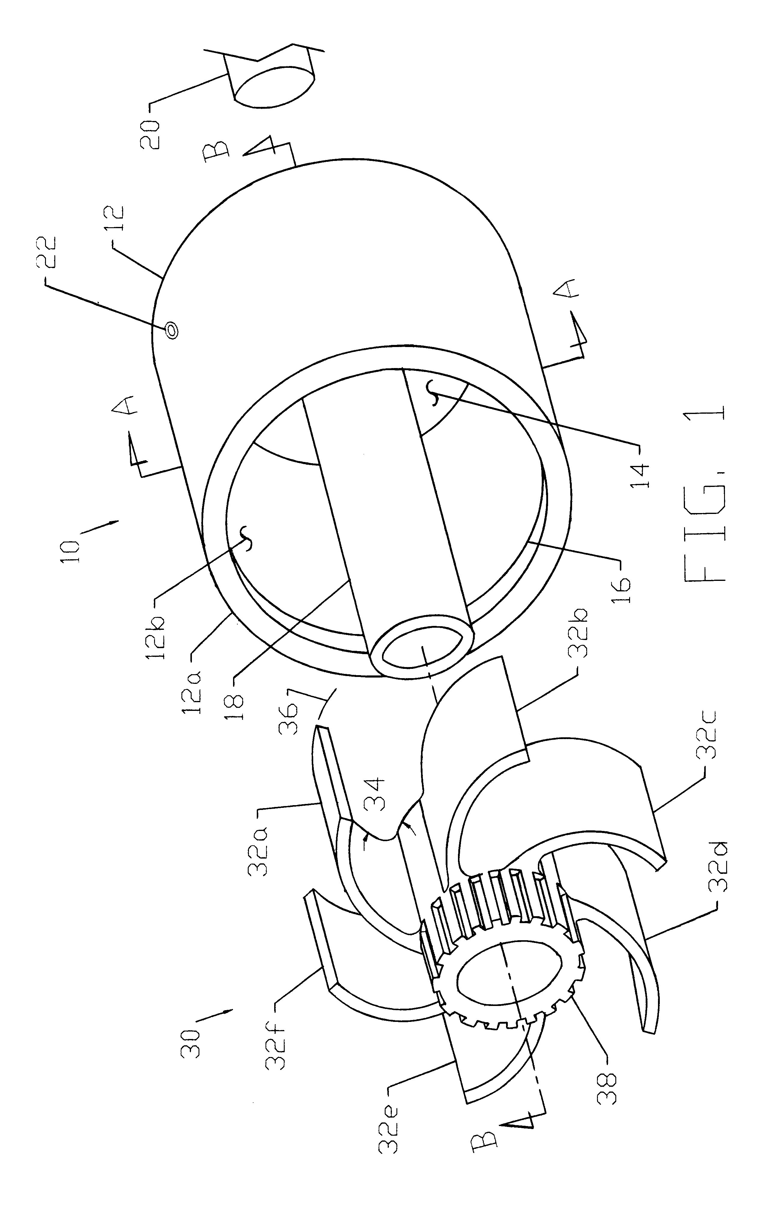 Flexible vane coupling