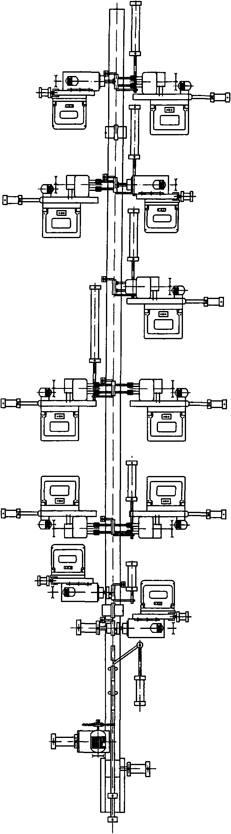 Elastomer program-controlled combined machine tool