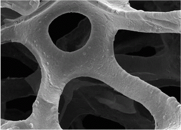 Preparation and application of graphene/zinc oxide nanowire array/three-dimensional foam graphene composite material