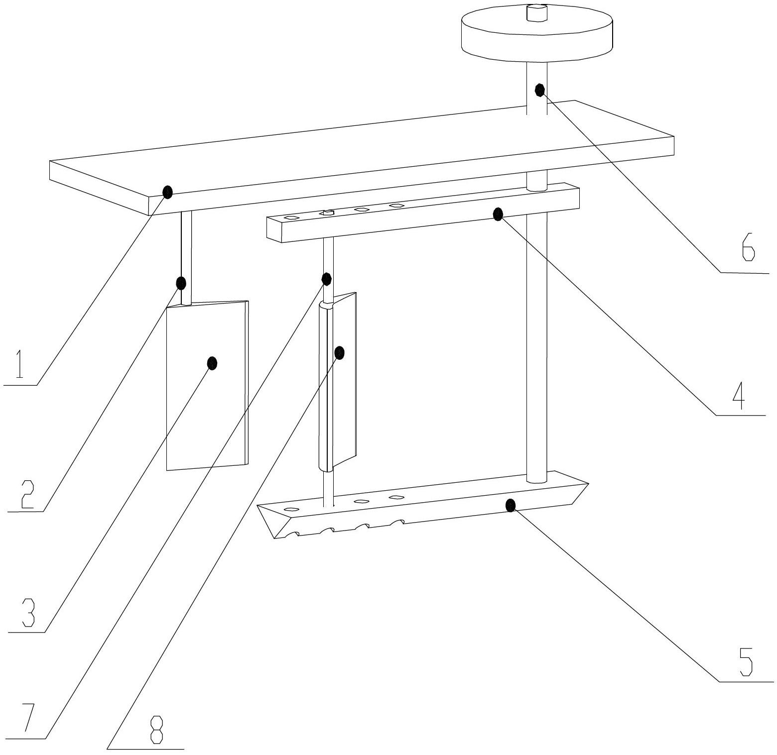 Blade experiment device for tidal current energy water turbine