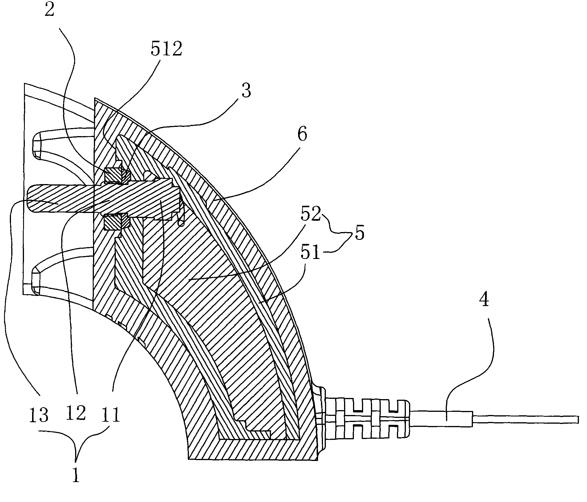 Waterproof cable connector