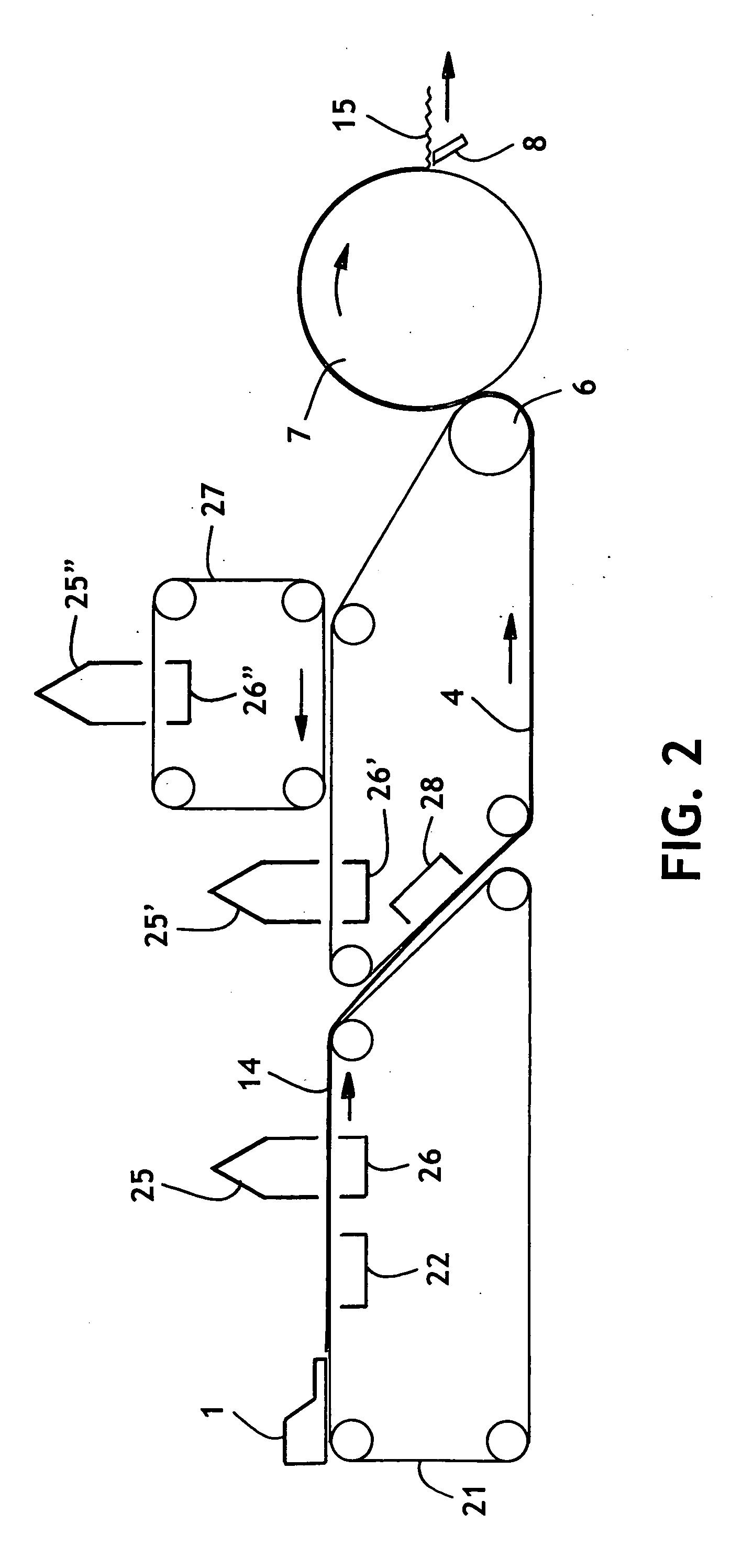 Wet-laid tissue sheet having an air-laid outer surface