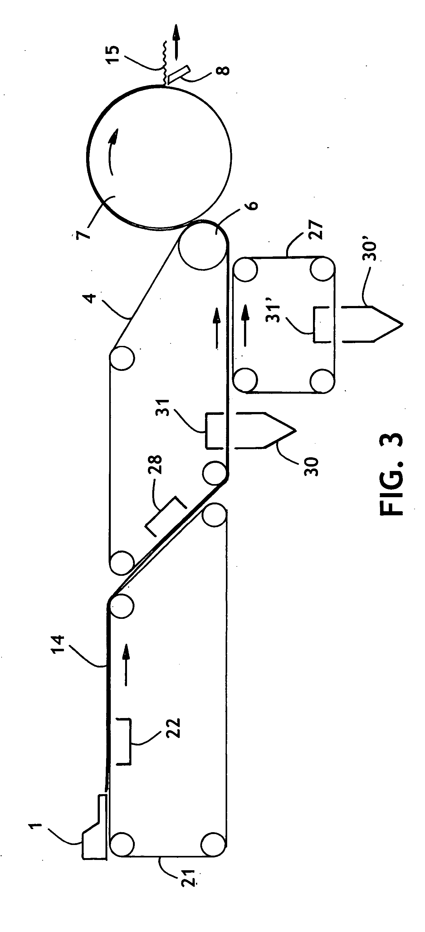 Wet-laid tissue sheet having an air-laid outer surface