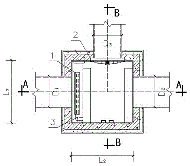 High-efficiency interception well and interception method for urban rainwater runoff