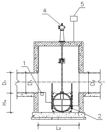 High-efficiency interception well and interception method for urban rainwater runoff