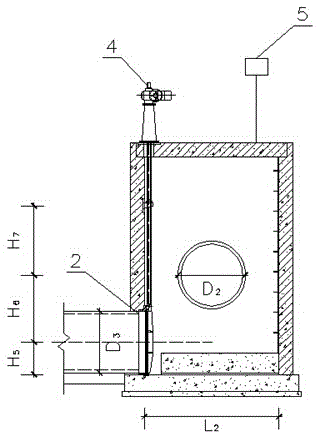 High-efficiency interception well and interception method for urban rainwater runoff