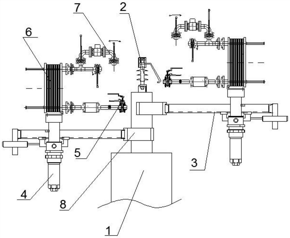 An outdoor maintenance device for electric power equipment