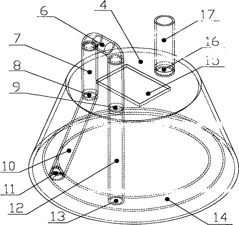 Main spindle hood of electric spark moulding machine