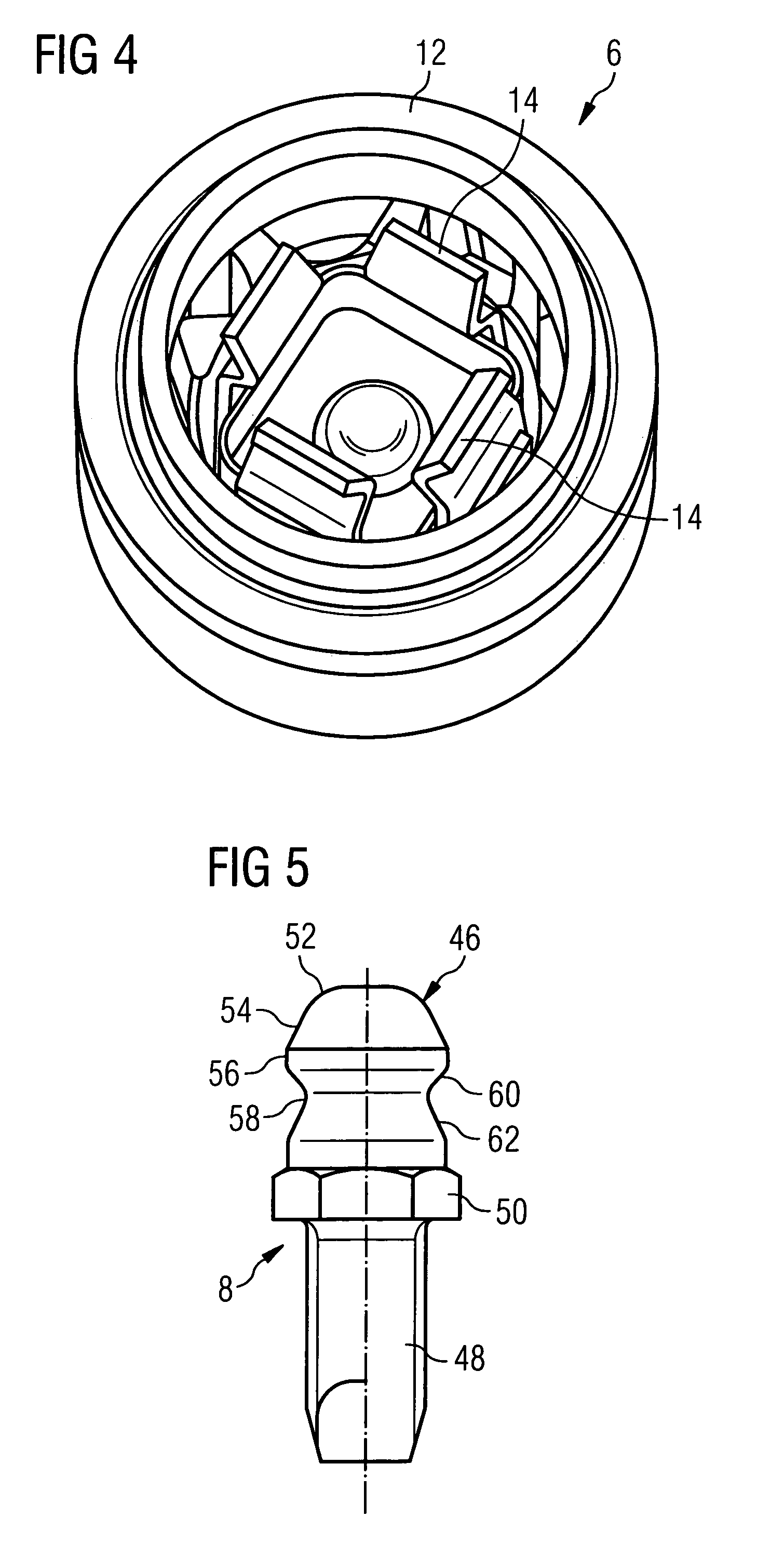 Snap-in coupling comprising a spring clamp