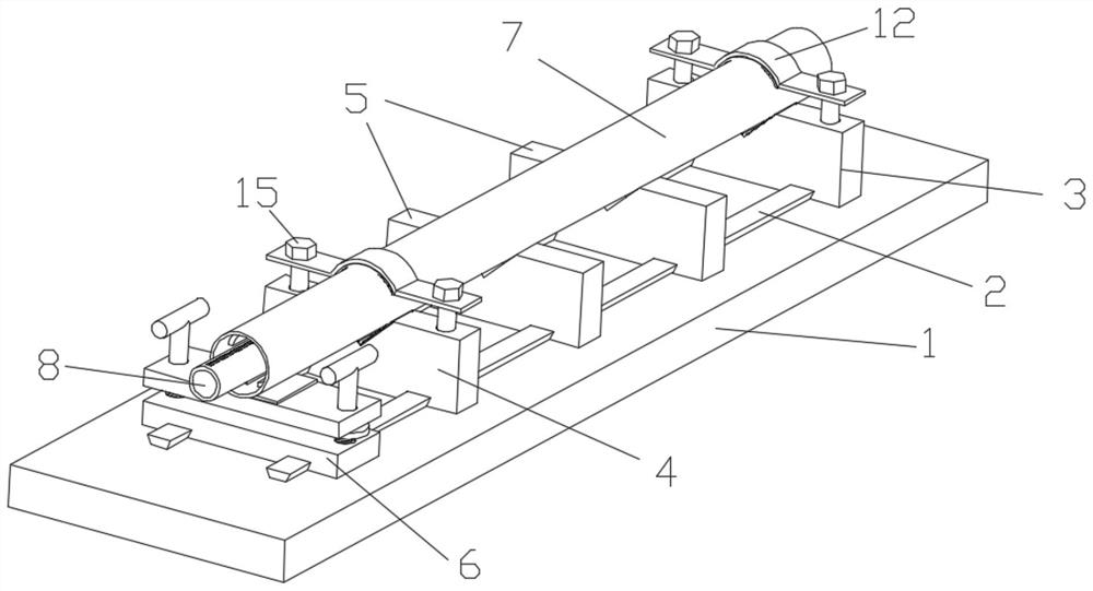 Breakage-proof device for drilling thin-wall pipe fitting