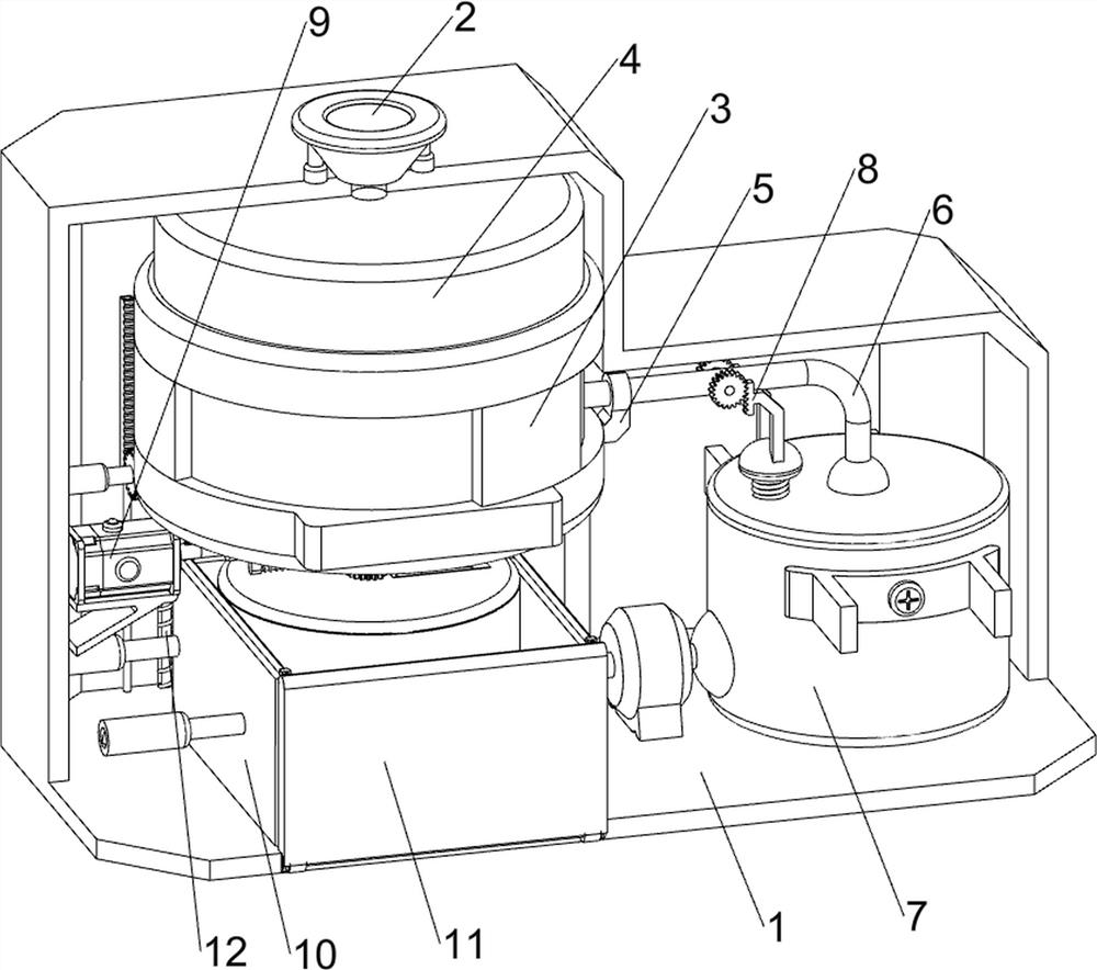 Automatic chemical copper adding device