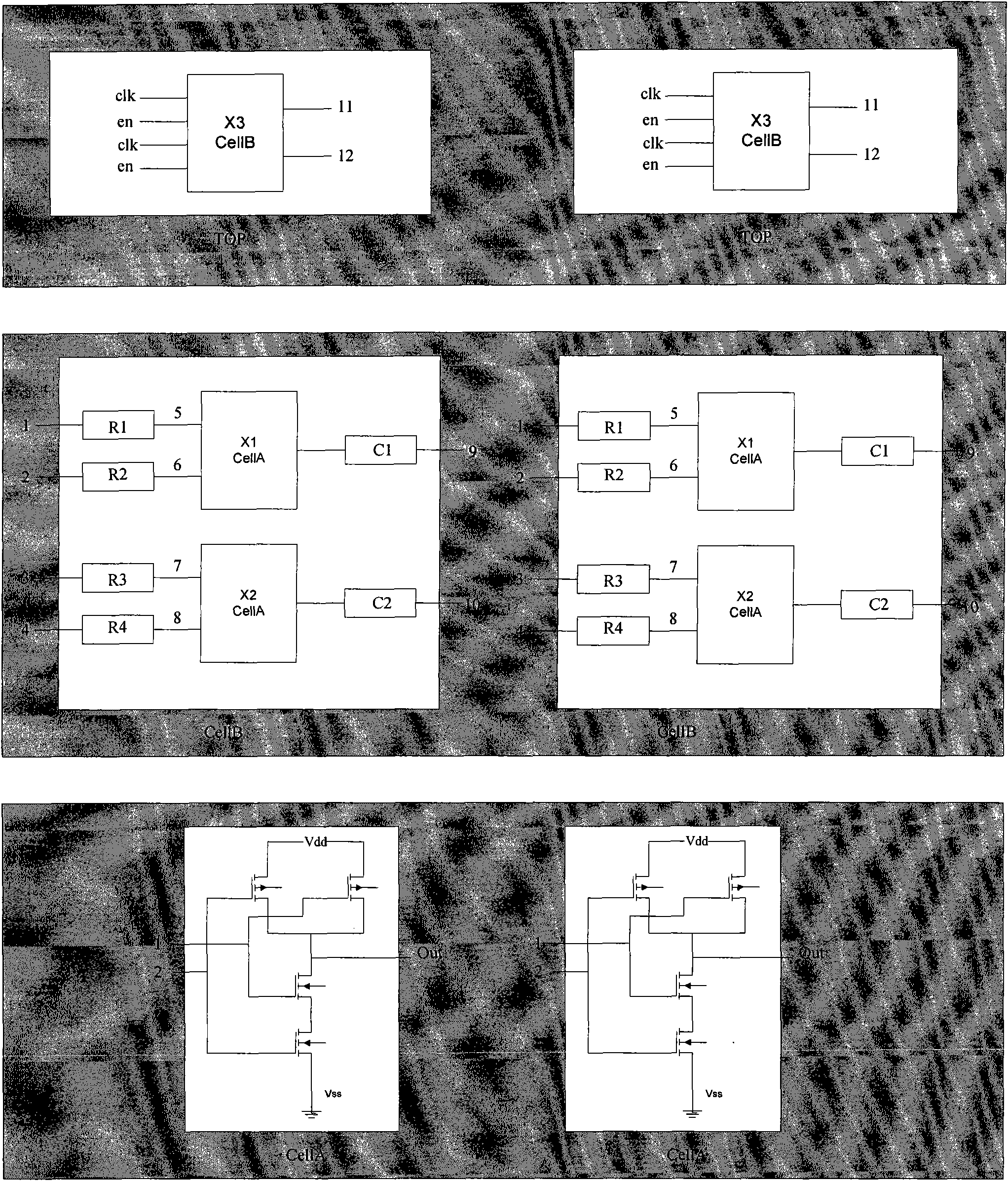 Method for comparing hierarchical net list of integrated circuit