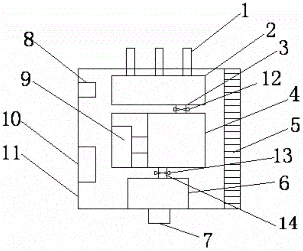 Novel three-color stirring device of 3D printer head