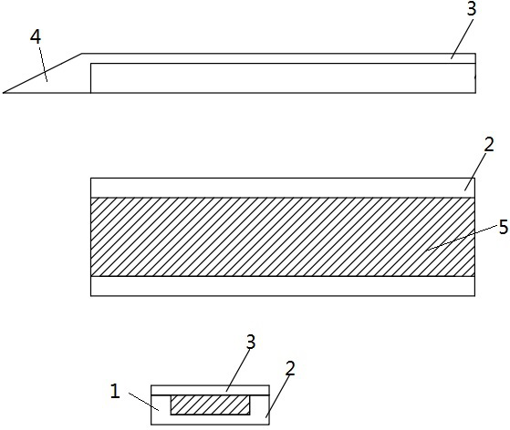 Wedge-shaped lining plate for hard and brittle high-modulus magnesium alloy and edge crack control rolling method and application of wedge-shaped lining plate