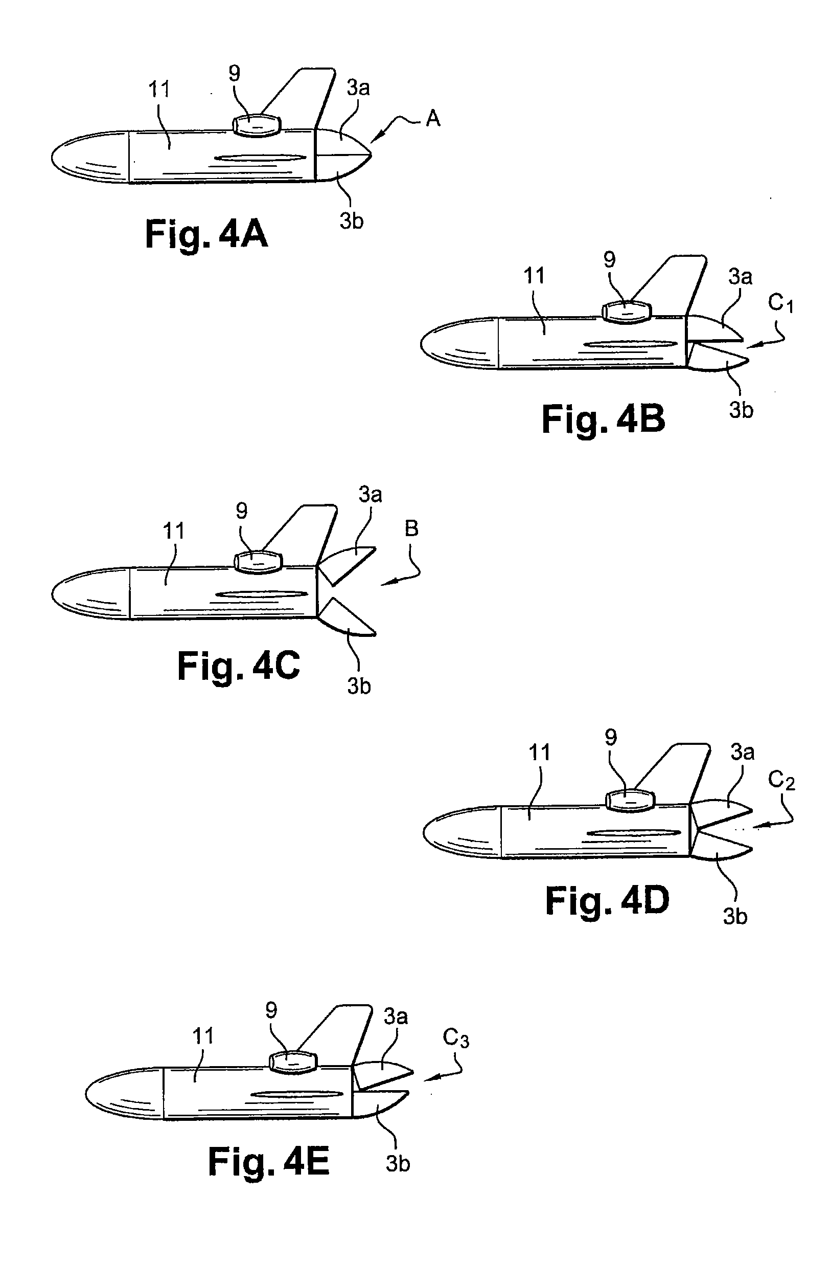 Spacecraft afterbody device