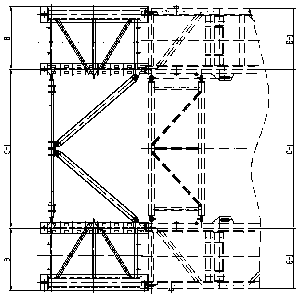 General rail shifting device for petroleum drilling machine