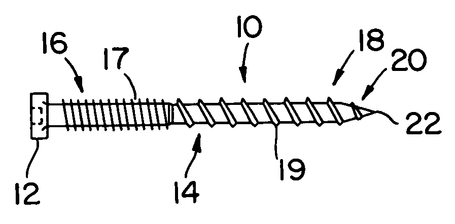 Deck screws suitable for use with composite lumber