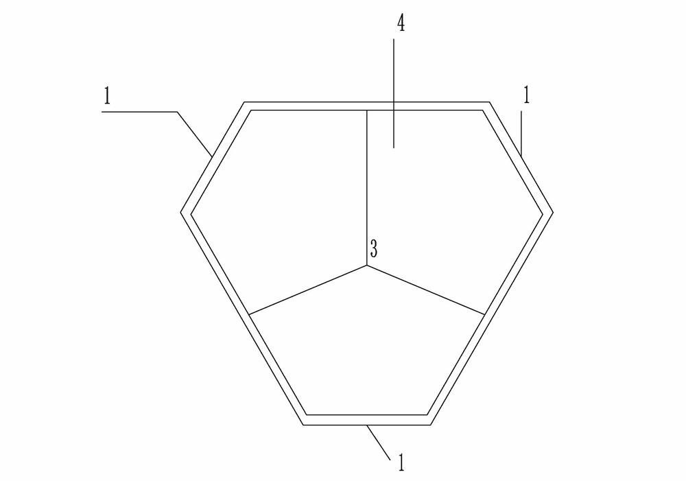 Express elevator stability control structure in super high-rise building construction