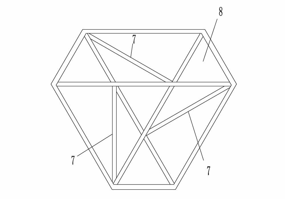 Express elevator stability control structure in super high-rise building construction