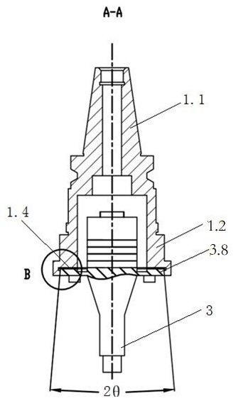 A non-contact ultrasonic processing device and its processing technology