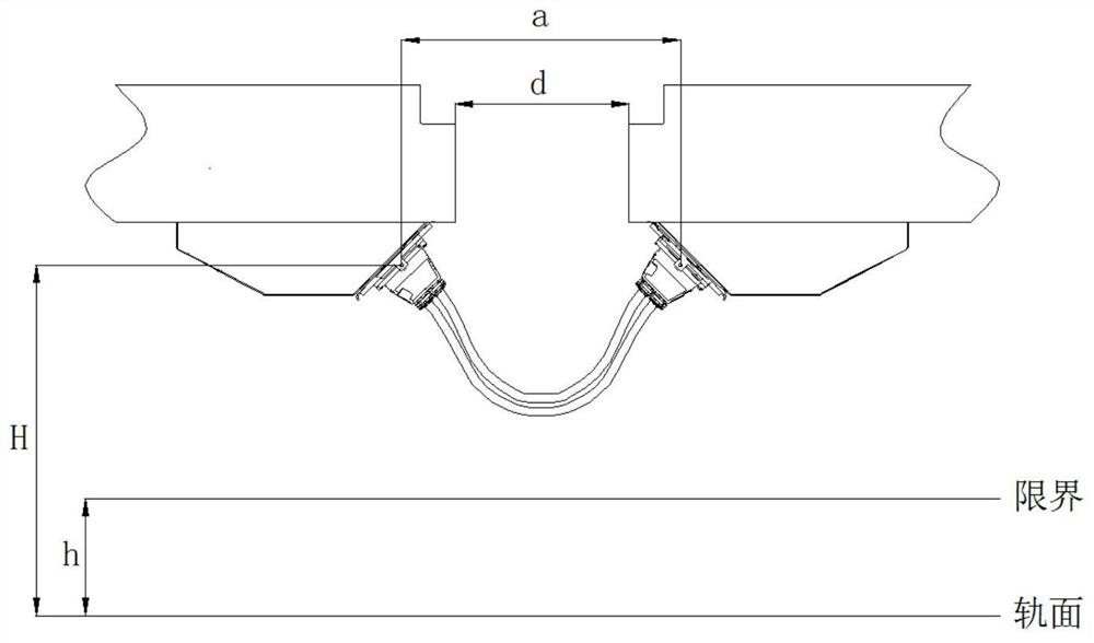 Rail transit vehicle and vehicle end jumper cable length calculation method thereof