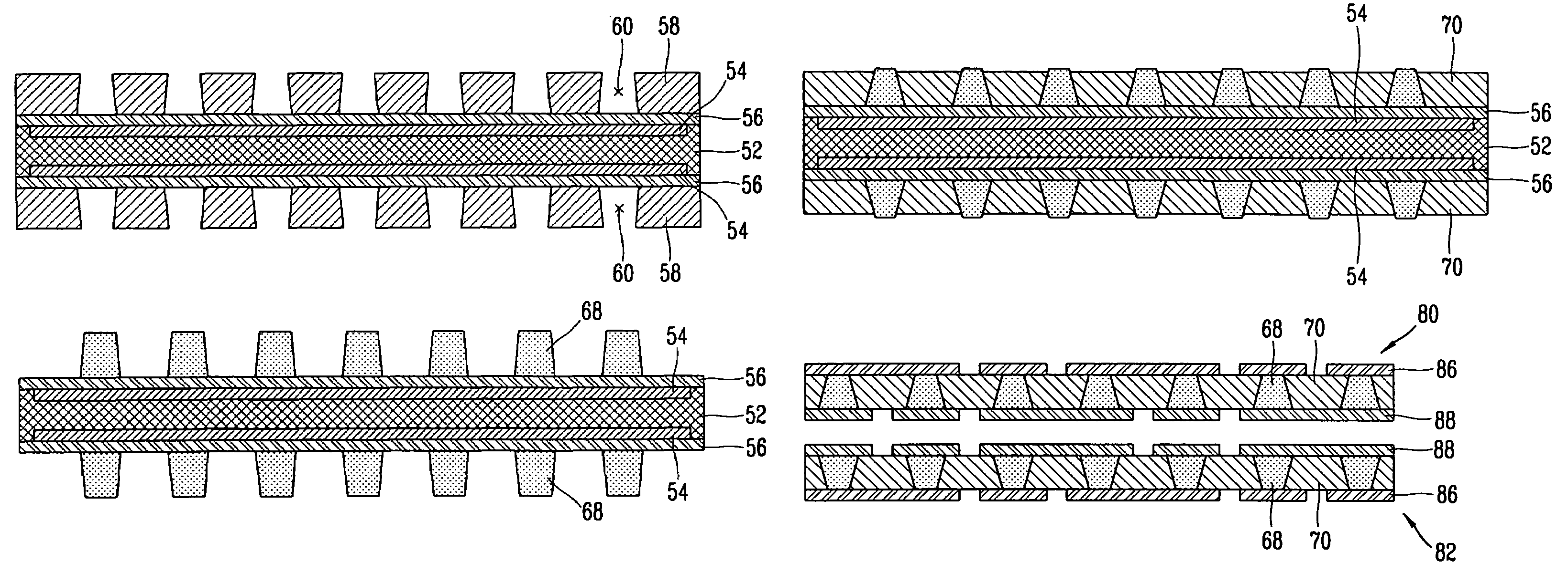 Method for interconnecting multi-layer printed circuit board