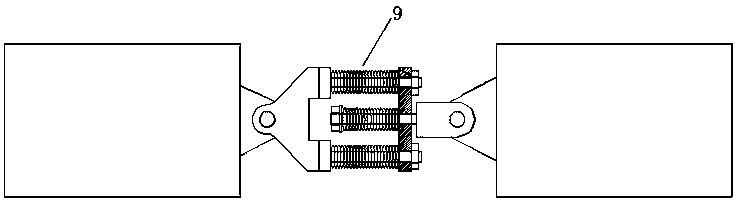 Movement device for transplanting large trees of gardens