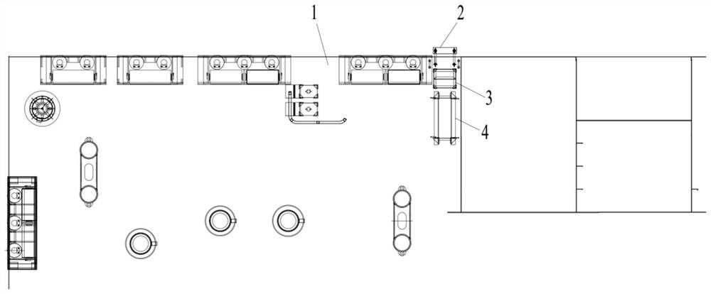 Design method of rope ladder at bulwark and ship