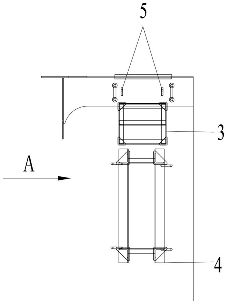 Design method of rope ladder at bulwark and ship