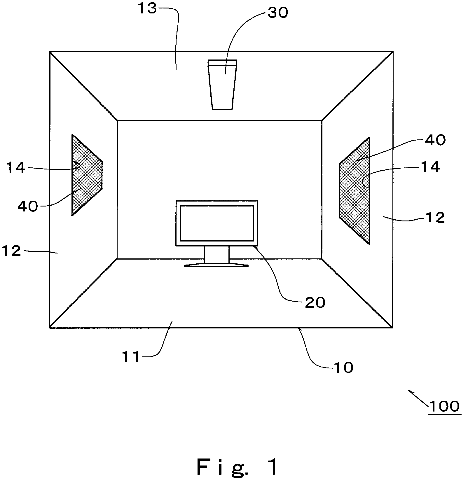 Liquid crystal display device appreciating room