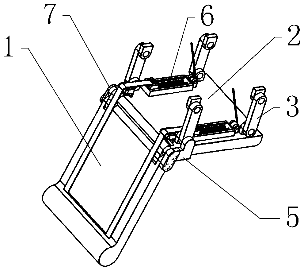 Foldable seat of car