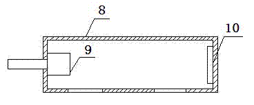 Online concentration monitoring system for gases in cable tunnel based on optical fiber sensing