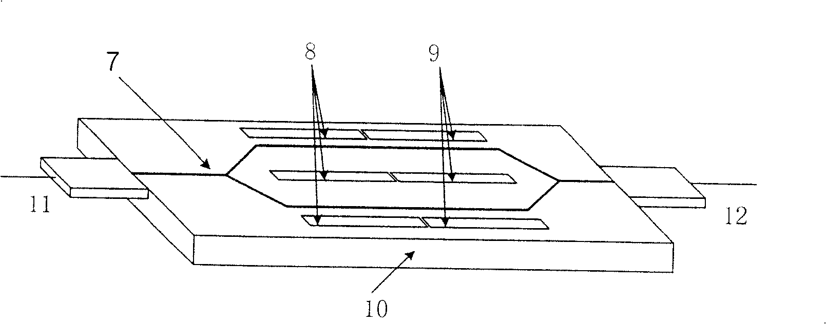 Optical A/D converter based on asymmetric Mach-Zehnder modulator