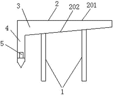 Metal powder recovery device with magnet