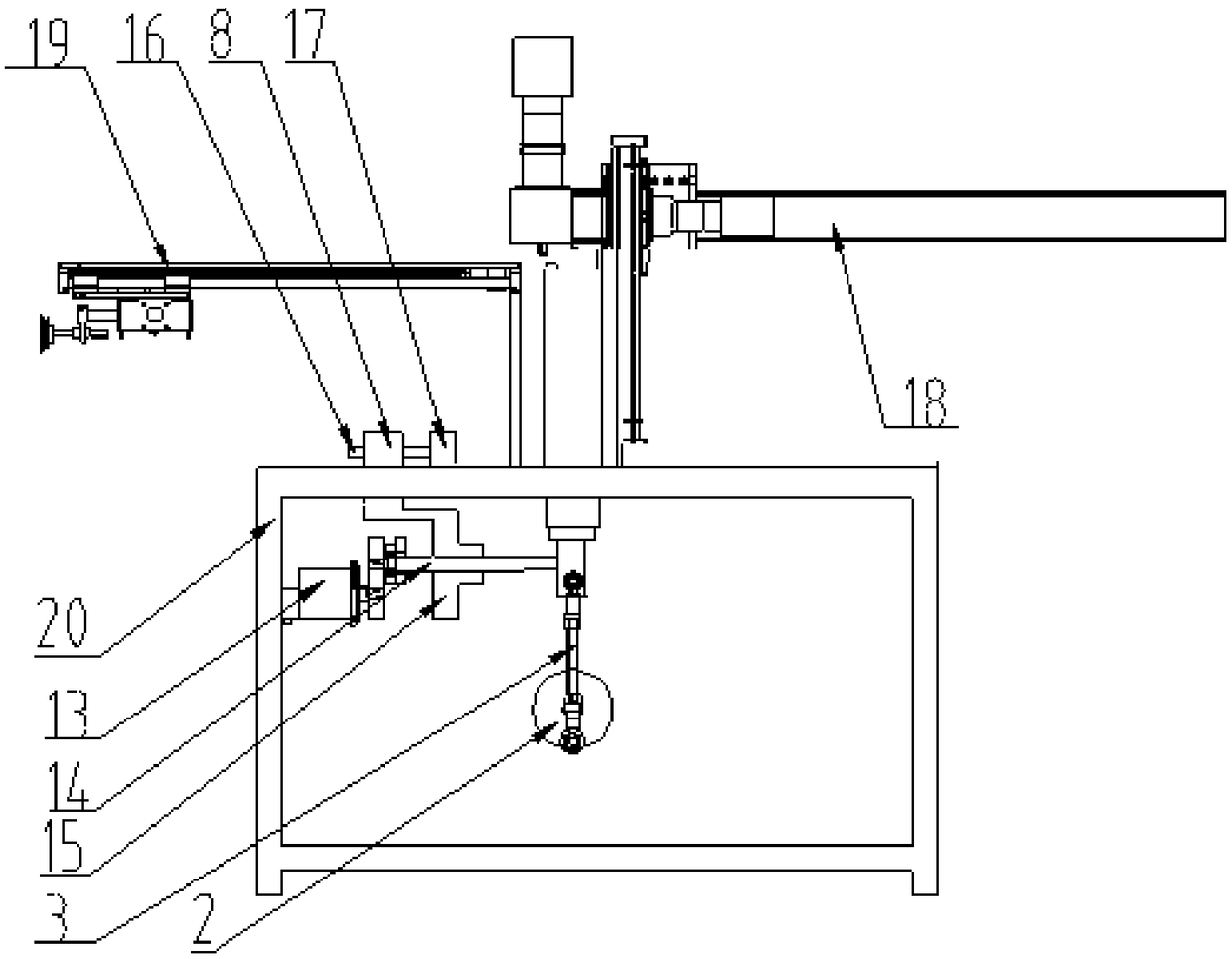 A kind of manipulator automatic material sorting type cutting device