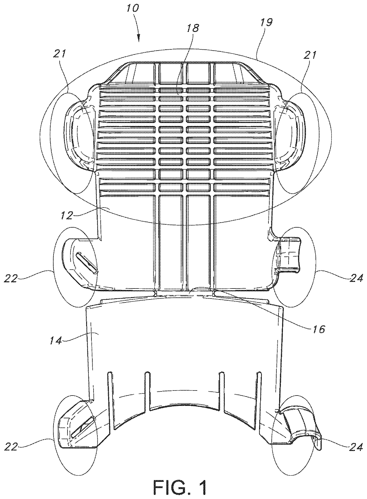 Knee pad device